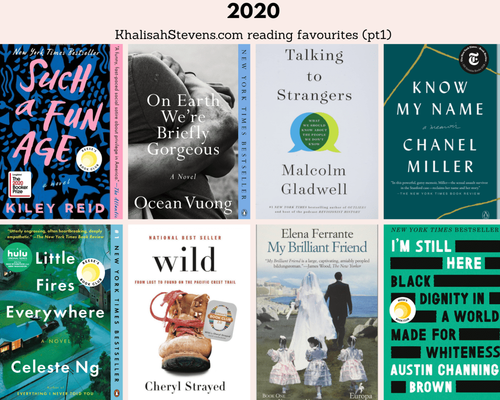 2020 Khalisah Stevens reading favourites