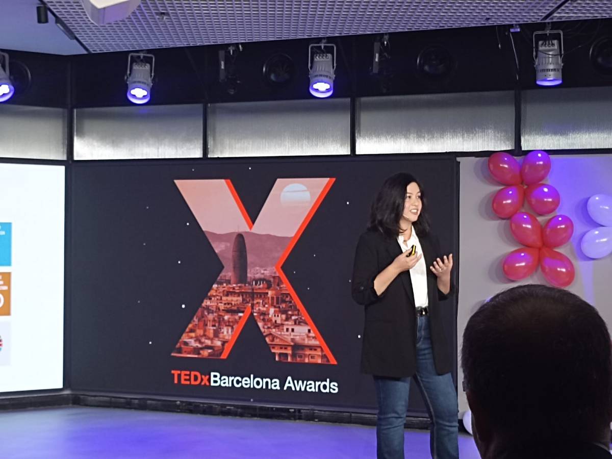 Speaking at TEDx in&nbsp;Barcelona